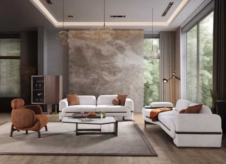 Sofagarnitur 4 3 1 Sitzer Set Design Sofa Polster Couchen Couch Modern