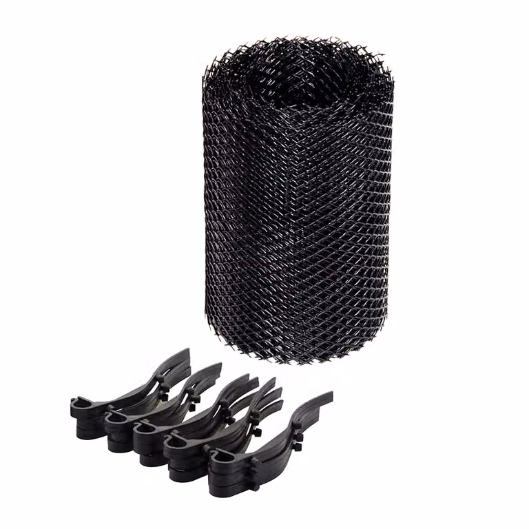 Rete per grondaie Silverline 160 mm x 5 m