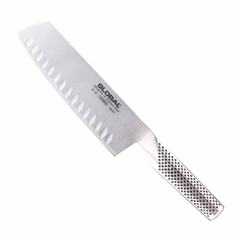 Coltello verdure alveolato cm 18 serie G di Global