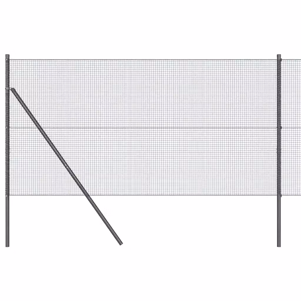 Palo della recinzione rotondo vidaXL in acciaio e PVC grigio 25 x 140 cm – 2