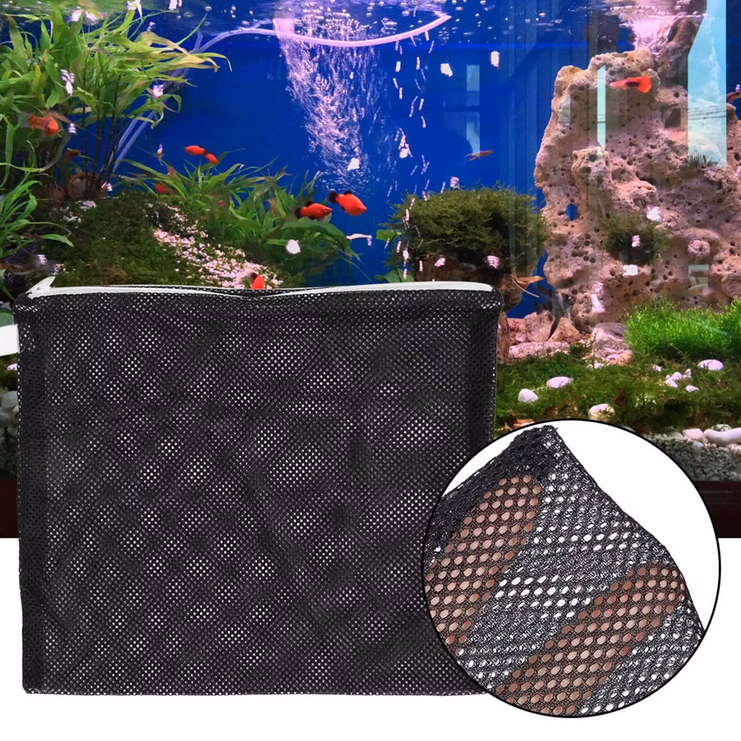 Borsa del filtro dell'acquario, borsa di media dell'acquario, borsa della maglia del filtro dell'acquario, borsa del filtro del serbatoio di pesce, borsa di media del serbatoio di pesce