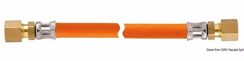 Tubo RVS 8 x RVS 8 600 mm , 1 pezzo