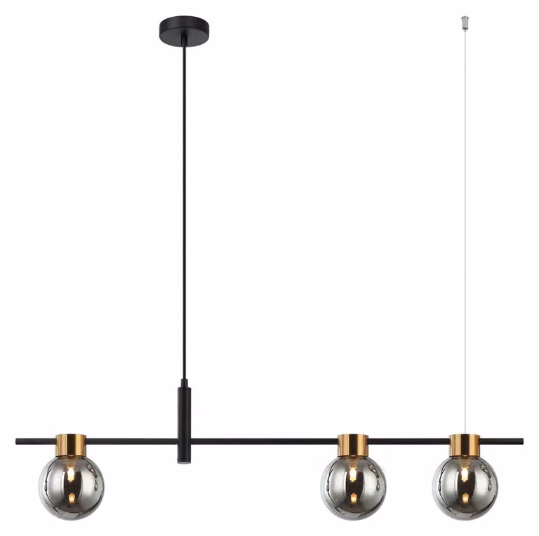 Lampada a sospensione BLETTER PND-5225-3-BK-SG Italux