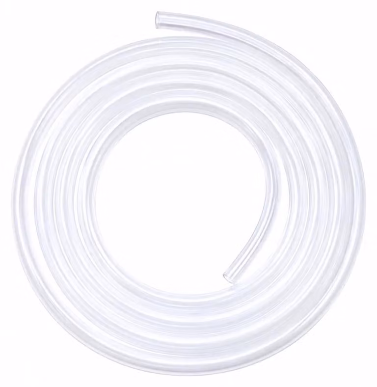 Tubo in silicone flessibile, 5x7 mm, 2 metri, trasparente