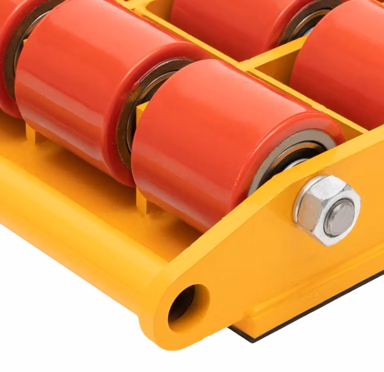 Trasportatori di macchinari, elevata capacità di carico, materiali resistenti e duraturi, GIALLO
