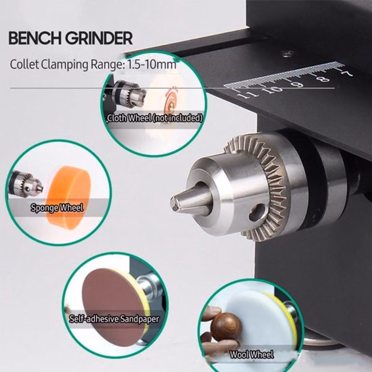 Troncatrice e levigatrice a nastro - 150W - Profondità di taglio: 30 mm - Macchina versatile per il taglio, ideale per hobbisti