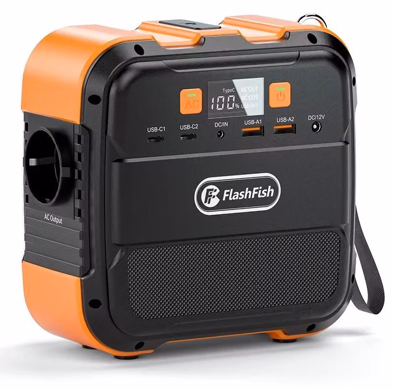A101 Mini stazione di ricarica portatile - Generatore solare/powerbank - 97,68 Wh agli ioni di litio - CA 230 V 120 W (240 W di picco) - USB-C PD 18 W e QC 3.0 - Presa UE