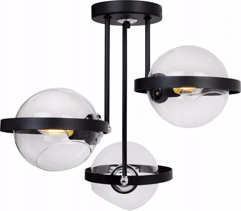 Moderna Lampada A Sospensione Con Anello In Vetro