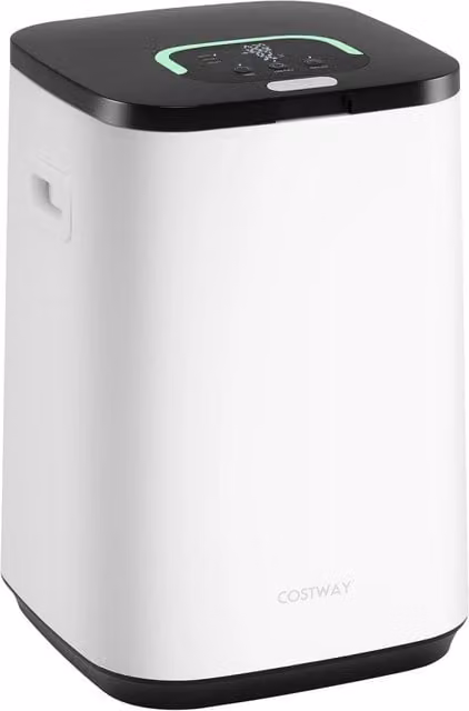 Scaldasalviette a secchio Design Mania Bianco con timer 24h e spegnimento automatico, capacità 32 l