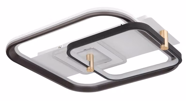 Globo Lighting plafoniera metallo bianco opaco, acrilico opale, metallo nero opaco, metallo grigio, dimmerabile, diversi livelli tramite interruttore a parete, colori fissabili, funzione memoria, luce notturna, telecomando, batteria inclusa 2x AAA, LxLxH: