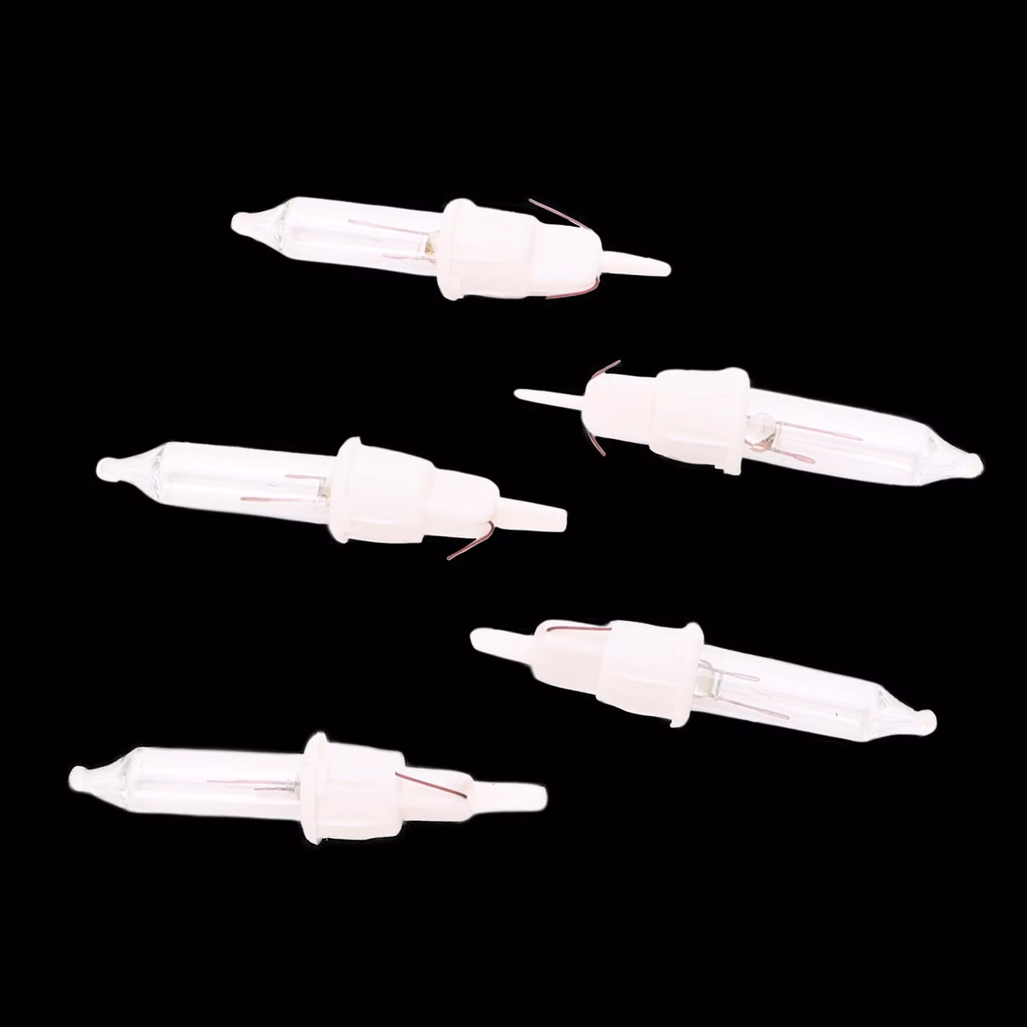 5 lampadine di ricambio a incasso, 1,5 V, 0,09 W