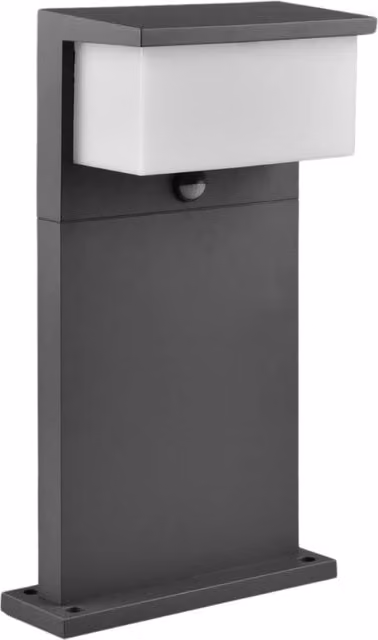 Paletto LED esterno Nestos con sensore antracite Trio