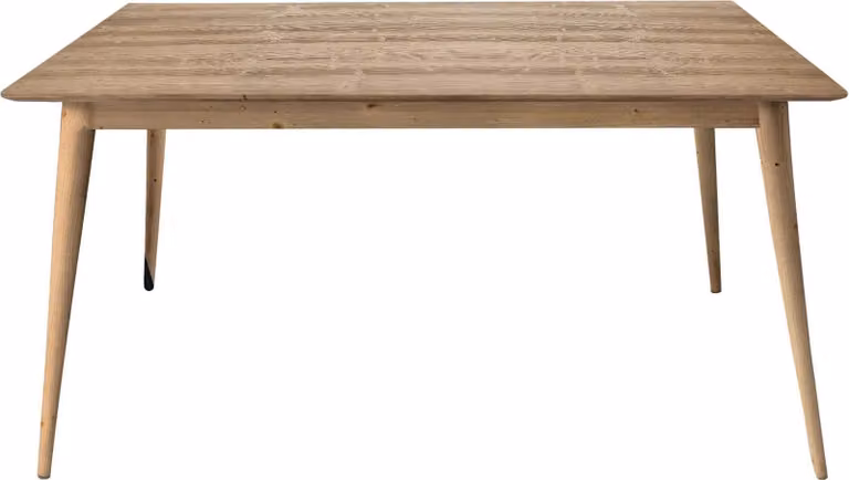 Milani Home - tavolo da pranzo allungabile 140-190 x 85 cm, abete spazzolato naturale, legno