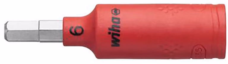 Inserto per cacciavite a esagono incassato da 1/4" VDE 6x65 mm Wiha | 4010995431129