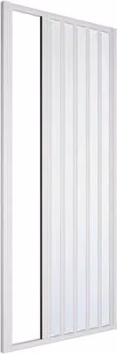 Box doccia a nicchia DianFlex con soffietto riducibile bianco L: 65-80 cm, H: 185 cm