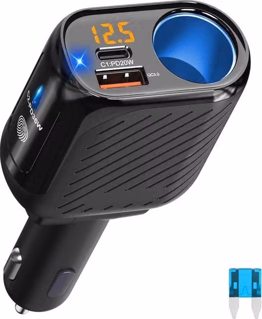 Accendino per sigarette a carica automatica con ricarica USB, colore nero