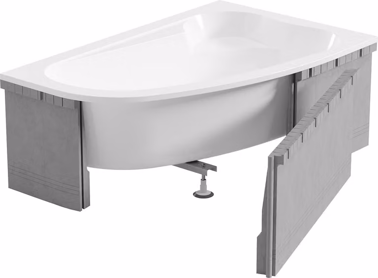 Mexen X-ST custodia in polistirolo per vasca angolare 240 cm, bianco - 55022-00