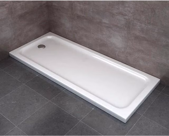 Piatto doccia rettangolare GIORDANOSHOP in acrilico bianco L: 70 cm, P: 160 cm, H: 2 cm