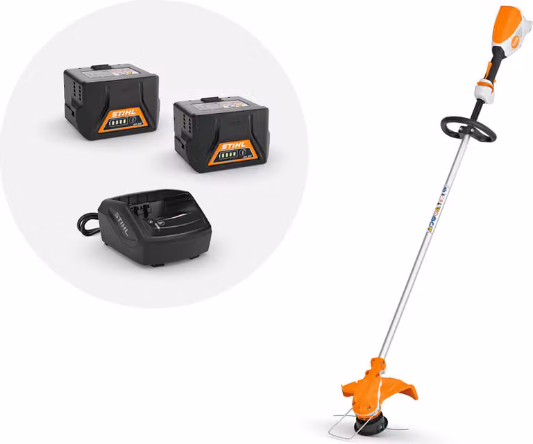 ACCU MOTORSENSE Taglierina STIHL FSA 60 R con 2 batterie AK20 e caricabatterie AL 101