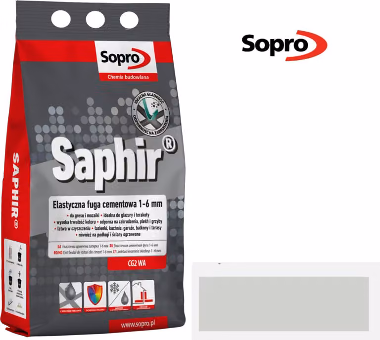 SOPRO Grout SAPHIR 77 manhattan 2kg 1-6mm