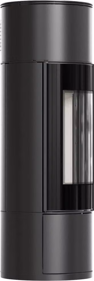 KRATKI AMBLER Ø 150 7 kW stufa a legna in acciaio