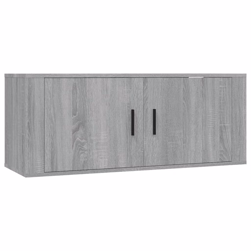 Mobile Porta TV a Parete grigio sonoma 100x34,5x40 cm