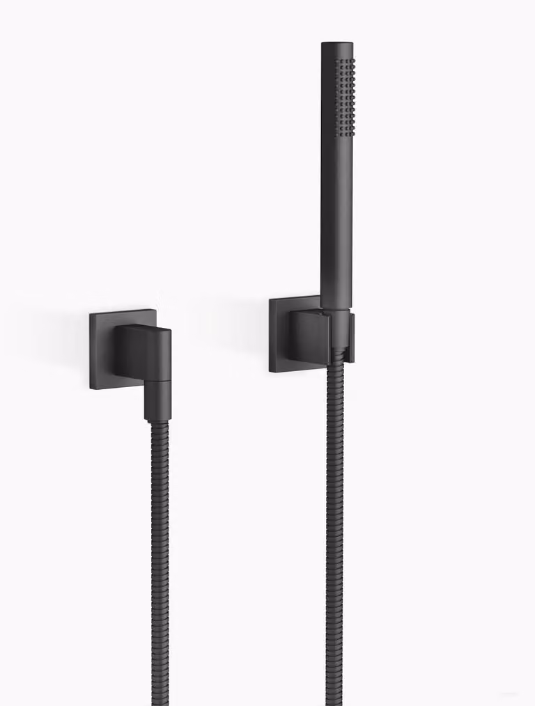 Garniture de douche flexible Dornbracht avec rosaces individuelles, 27808980-33, 27808980-33