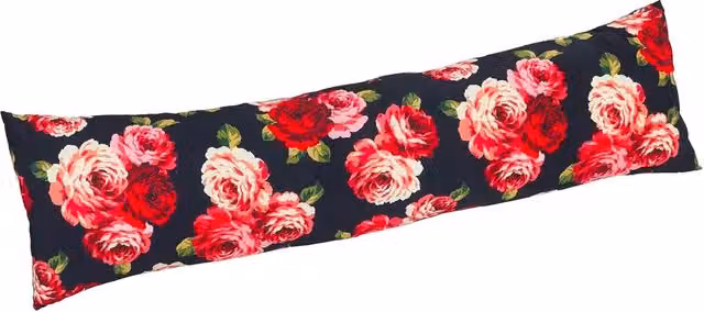 Paraspifferi Wenko Nero con Decorazione Rose in Poliestere Morbido e Flessibile