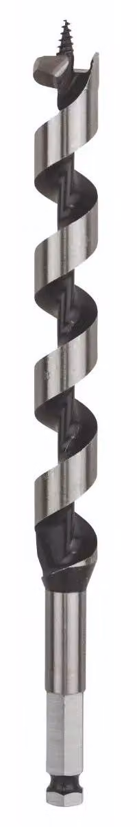 Trapano a spirale per legno, esagonale, diametro D = 20,0 mm; lunghezza L = 235 mm
