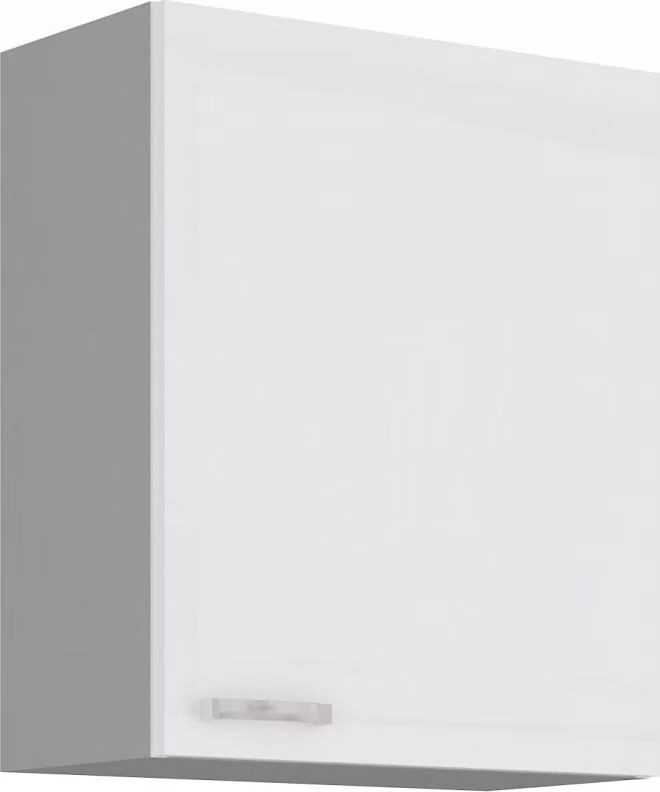 Armadietto superiore da cucina ULLERIKE - larghezza 60 cm, bianco / grigio