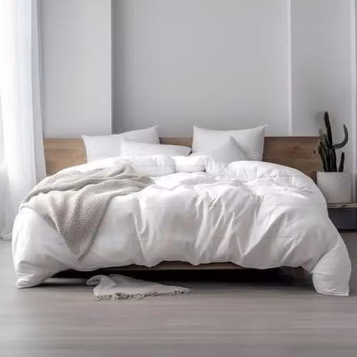 Solidchoice - Piumino sintetico 220 x 240 cm con 2 cuscini