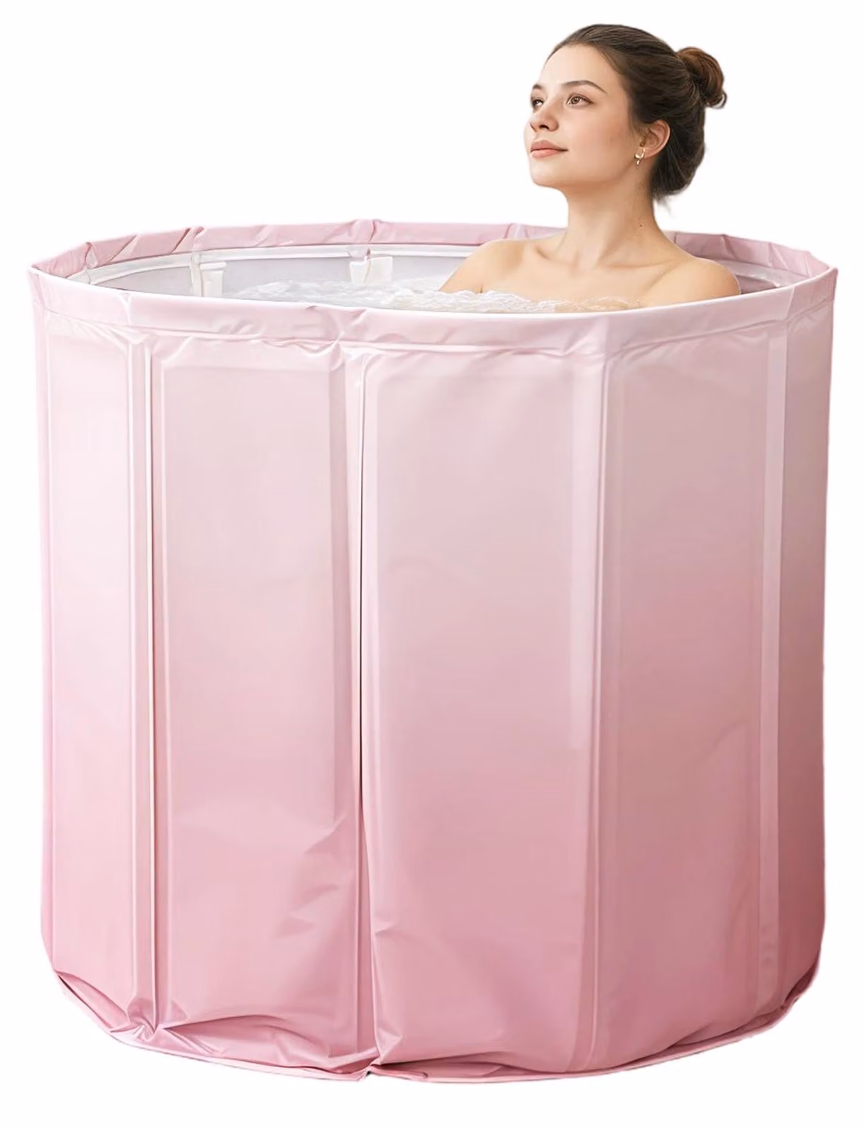 Vaschetta da bagno pieghevole, dimensioni 70 x 65 cm, per adulti