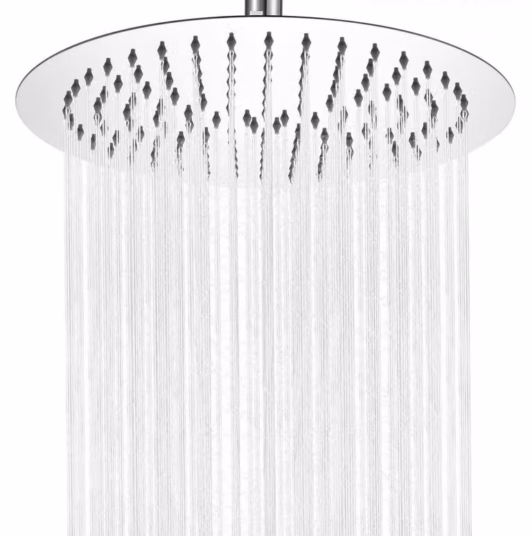 Doccia a soffitto Regendusche, diametro 30 cm, acciaio inossidabile, regolabile a 360°, finitura cromata