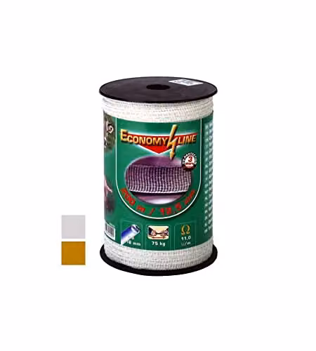 Banda Acciaio Elettrificatori Mm 10 M 200 Bianca