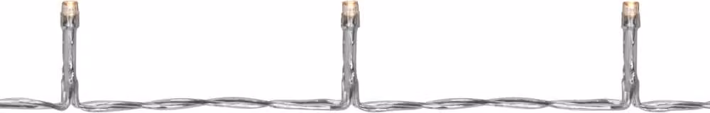 Catena luminosa a LED, LED bianco caldo lampadina trasparente/cavo trasparente 720-fiamma 54m
