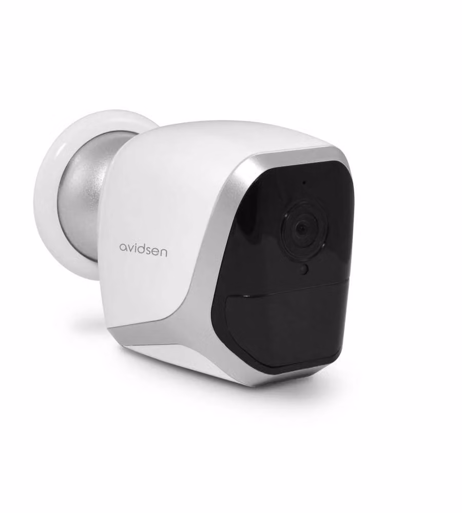 Avidsen Telecamera IP Wi-Fi Bianco per Sorveglianza Interna ed Esterna