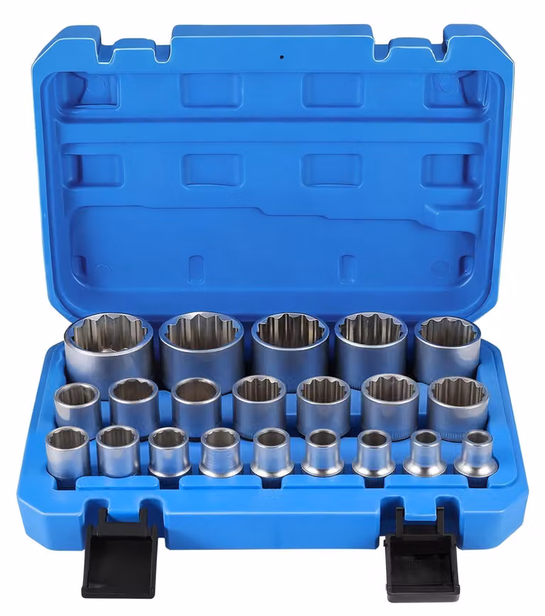 Set di chiavi a "steek" a 21 pezzi, di colore blu