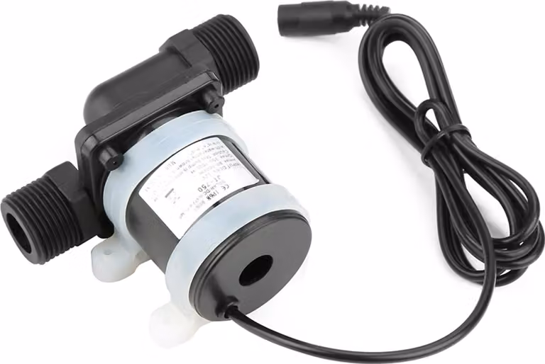 Mini pompa dell'acqua, pompa di spinta da 12 V, motore senza spazzole, professionale - 40 ℃ - 100 ℃, compatta, portatile, per le attrezzature dell'officina di fabbrica