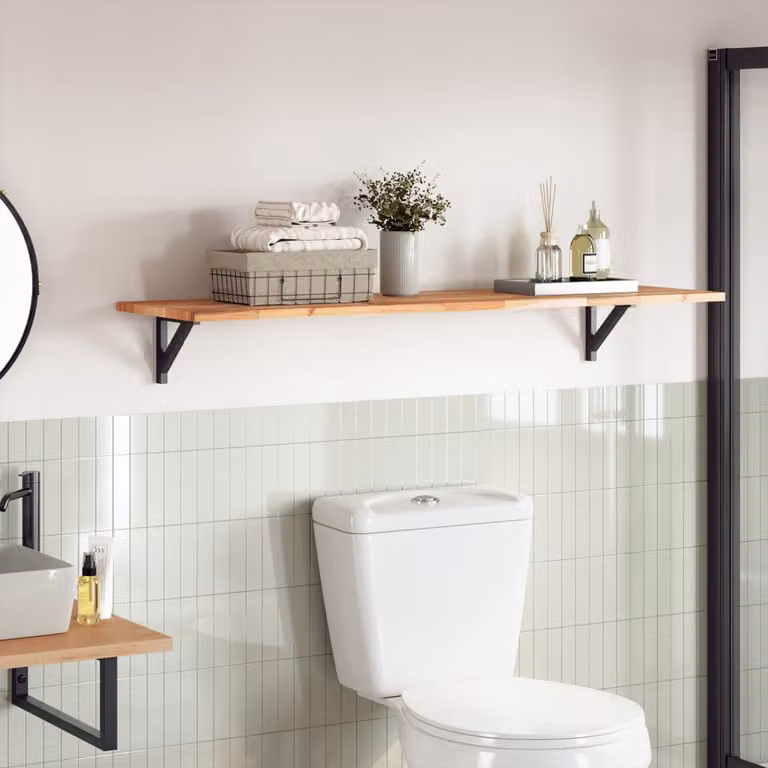 Piano Tavolo Rettangolare in Legno di Acacia Oliato Marrone vidaXL L: 160 cm, P: 40 cm, H: 2 cm