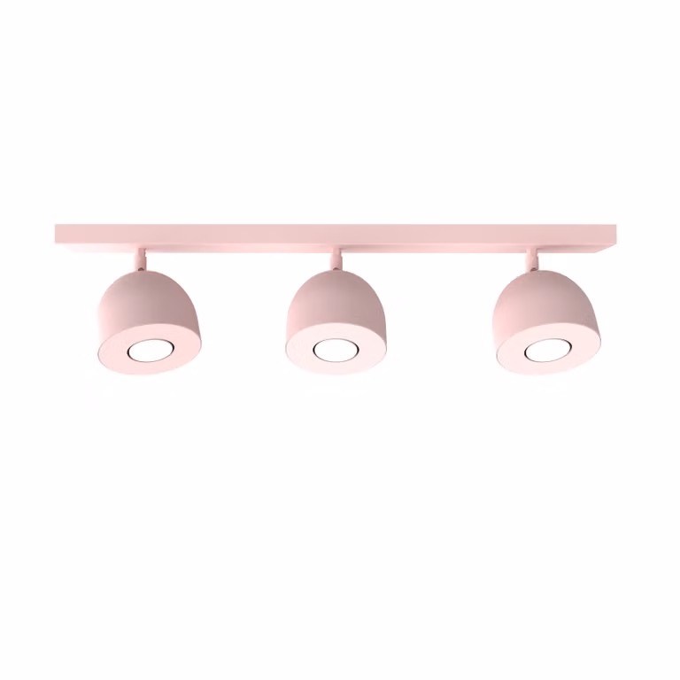 Lampada Da Soffitto Campanella 3X Monocolore Opaca