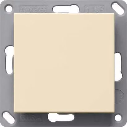 Trasmettitore da parete Gira BT 1f Sistema 55 Bianco crema 246101