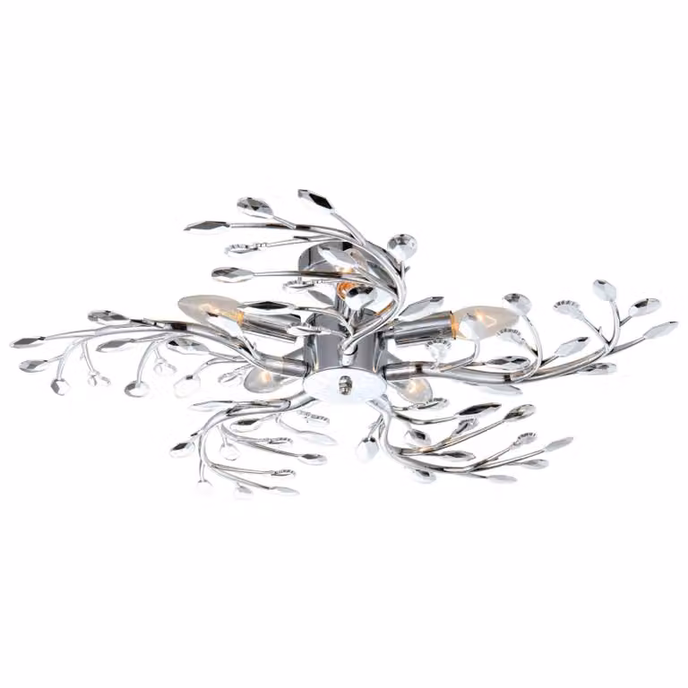 Globo Plafoniera soffitto Flash, dimmerabile, Cromo / Argento, Soggiorno / Sala da pranzo, Metallo, Moderno, Plafoniera