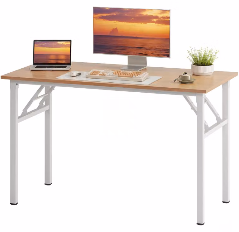 Tavolo pieghevole per computer, dimensioni 100 x 60 cm, ideale per la casa e l'ufficio