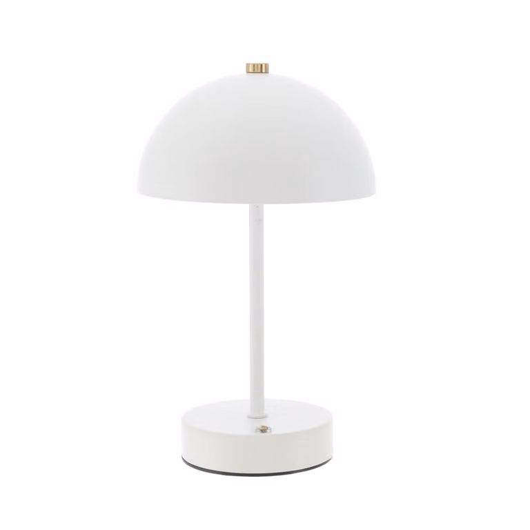 Lampada da tavolo a LED ricaricabile con funzione touch, lampada da comodino in metallo bianca, lampada da tavolo con 3 tonalità di bianco, dimmerabile, lampada da scrivania, lampada da notte, lampada da lettura