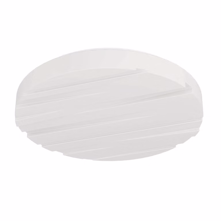 EGLO LED a soffitto Ferentino, lampada a soffitto rotonda con decoro, lampada a soffitto in plastica e metallo in bianco, illuminazione a soffitto bianco caldo, Ø 28 cm