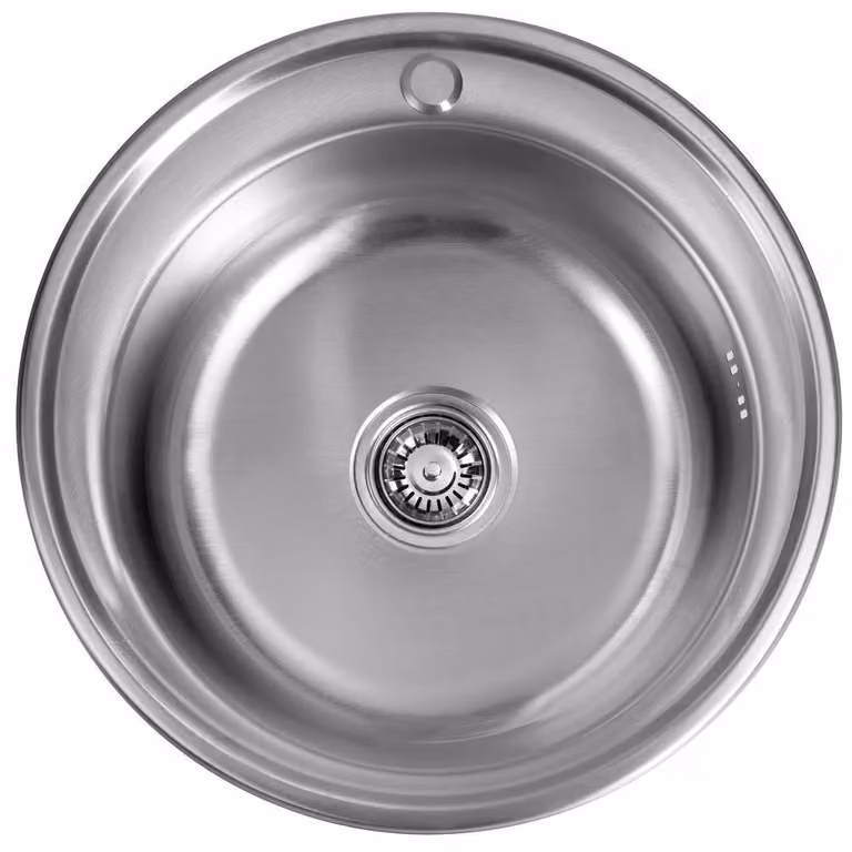 Lavelli Aqualine - Lavello, diametro 510 mm, acciaio inox AQ051B