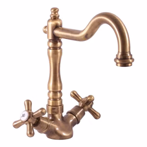 Slezák-RAV Slezák RAV Morava Rubinetto retrò MK120/8SM Colore: ottone antico, Dimensione: 3/8''