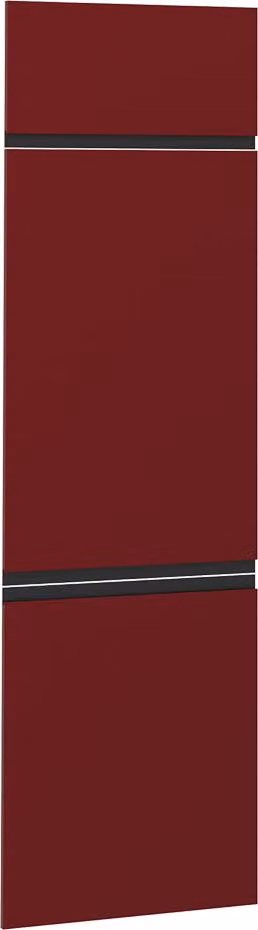 Frontale cucina Vicco R-Line Rosso 59.6 x 196 cm frontale del mobile per mobile per frigorifero, Model 39532