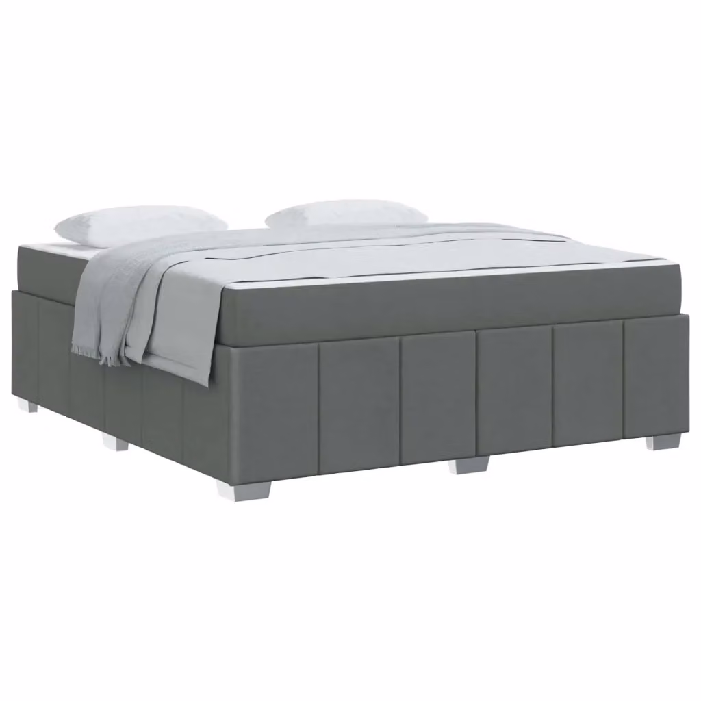 Struttura del letto imbottita vidaXL in tessuto grigio L: 180 cm, P: 200 cm, H: 66 cm – 2