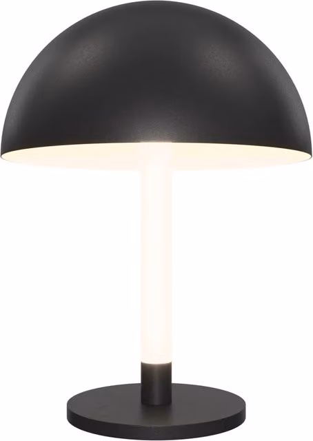 Maytoni lampada da tavolo moderna Ray 1 luce LED integrato nero metallo
